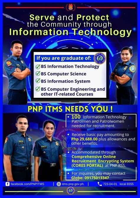 itms pnp website|PNP ITMS Hiring: 100 IT Officers with Basic Salary .